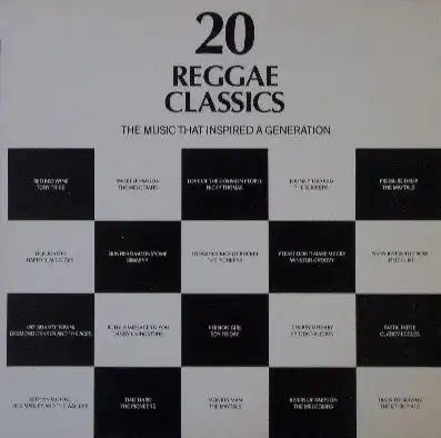 VARIOUS (ETHIOPIANS、PIONEERS) / 20 REGGAE CLASSICSのアナログレコードジャケット (準備中)