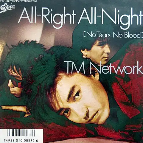 TM NETWORK / ALL-RIGHT ALL-NIGHTのアナログレコードジャケット (準備中)