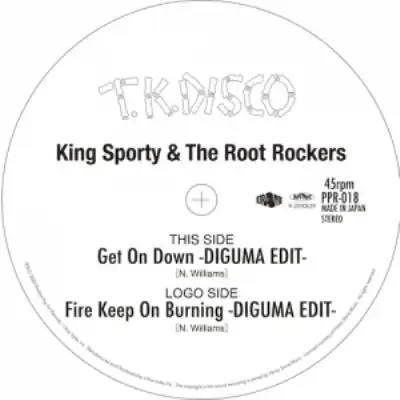 KING SPORTY & THE ROOT ROCKERS / GET ON DOWN  FIRE KEEP ON BURNING -DIGUMA EDIT-Υʥ쥳ɥ㥱å ()