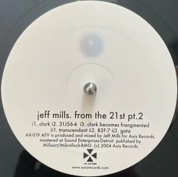 JEFF MILLS / FROM THE 21ST PT.2Υʥ쥳ɥ㥱å ()