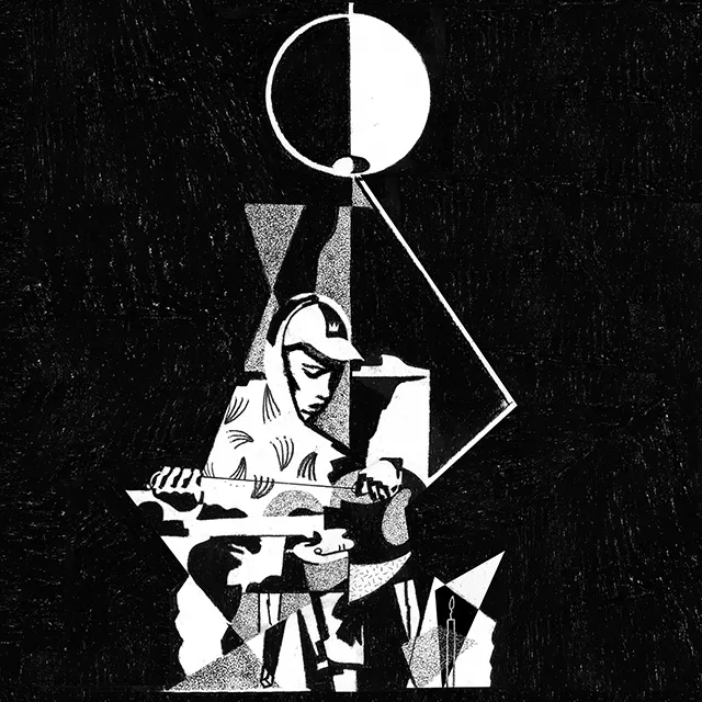 KING KRULE / 6 FEET BENEATH THE MOONのアナログレコードジャケット (準備中)