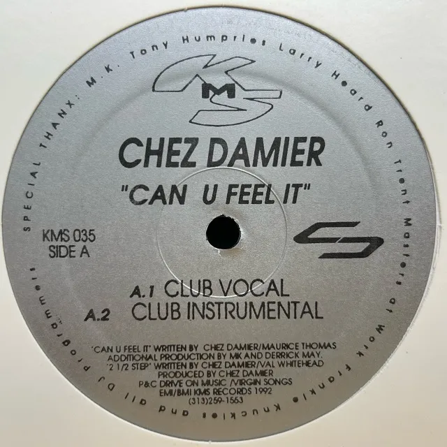 CHEZ DAMIER / CAN U FEEL ITのアナログレコードジャケット (準備中)
