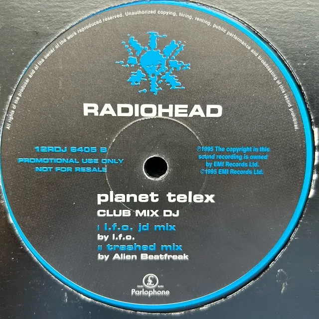 RADIOHEAD / PLANET TELEXのアナログレコードジャケット (準備中)