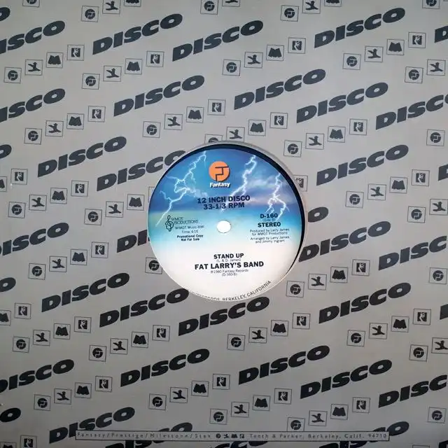 FAT LARRY'S BAND ‎/ CAN'T KEEP MY HANDS TO MYSELFのアナログレコードジャケット (準備中)