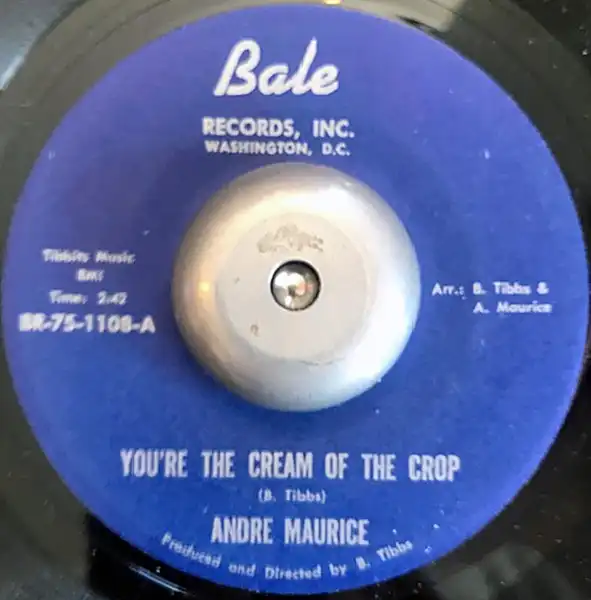 ANDRE MAURICE / YOU'RE THE CREAM OF THE CROPΥʥ쥳ɥ㥱å ()