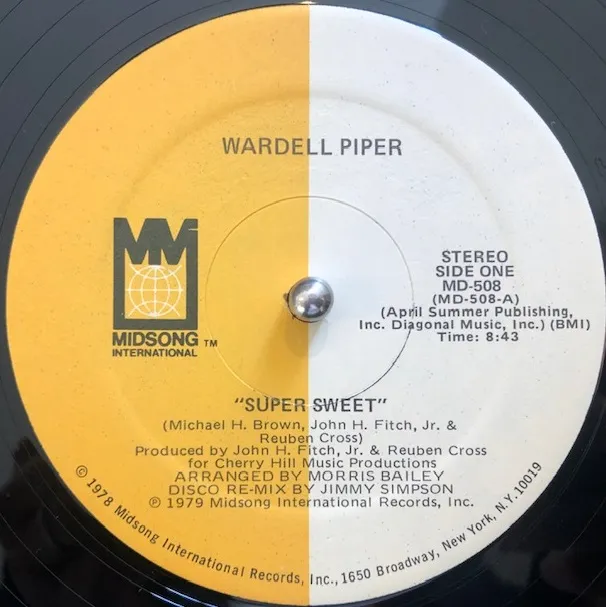 WARDELL PIPER / SUPER SWEETΥʥ쥳ɥ㥱å ()