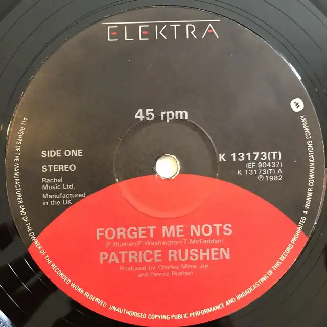 PATRICE RUSHEN / FORGET ME NOTSΥʥ쥳ɥ㥱å ()