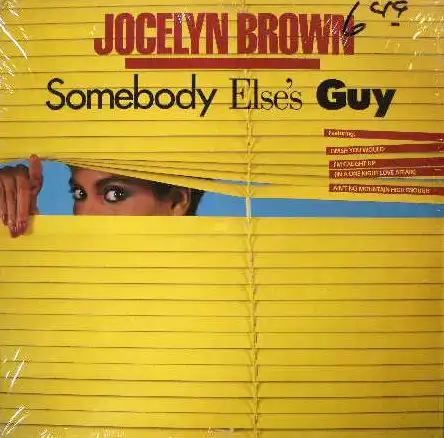 JOCELYN BROWN / SOMEBODY ELSE'S GUYΥʥ쥳ɥ㥱å ()