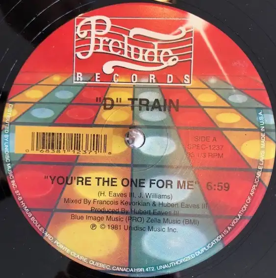 D TRAIN / YOU'RE THE ONE FOR ME