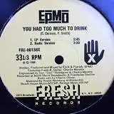 EPMD / YOU HAD TOO MUCH DRINK