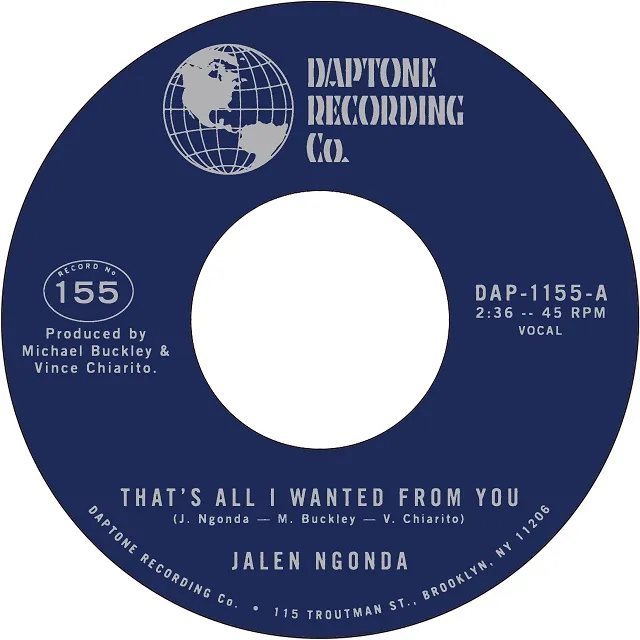 JALEN NGONDA / THAT’S ALL I WANTED FROM YOU ／ SO GLAD I FOUND YOU 