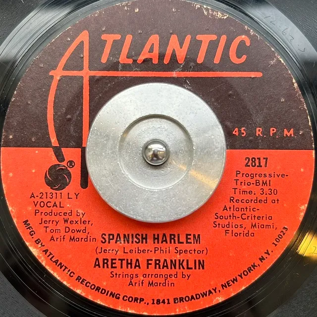 ARETHA FRANKLIN / SPANISH HARLEM ／ LEAN ON ME