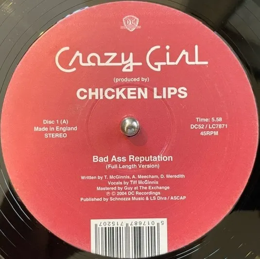 CRAZY GIRL / BAD ASS REPUTATION