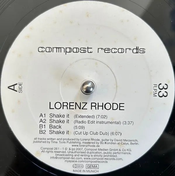 LORENZ RHODE / SHAKE IT