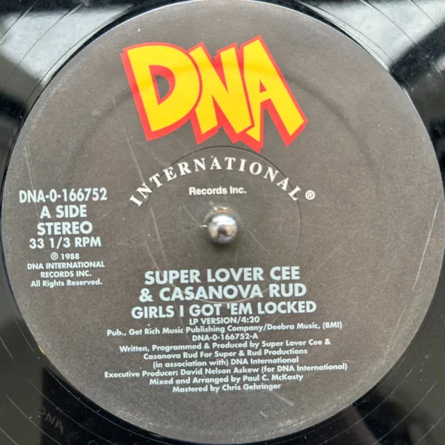 SUPER LOVER CEE & CASANOVA RUD / GIRLS I GOT ’EM LOCKED
