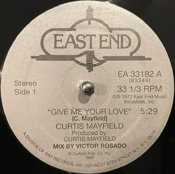 CURTIS MAYFIELD / GIVE ME YOUR LOVE