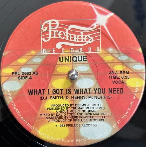 UNIQUE / WHAT I GOT IS WHAT YOU NEED