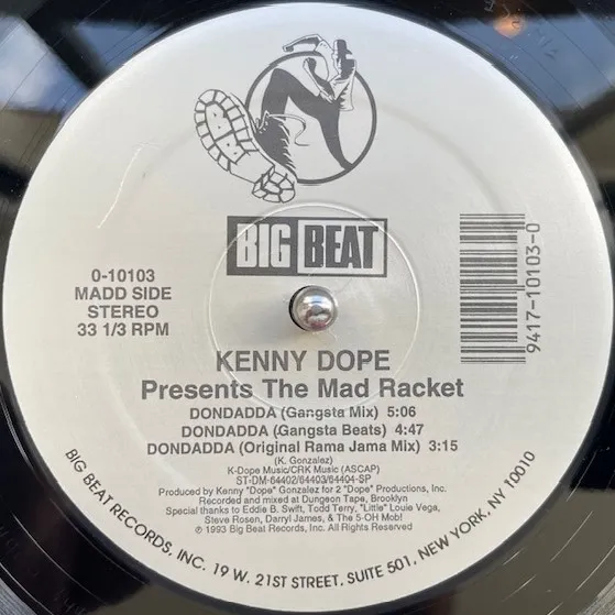 KENNY DOPE PRESENTS THE MAD RACKET / DONDADDA