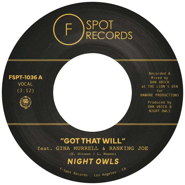 NIGHT OWLS /  GOT THAT WILL ( FEAT. GINA MURRELL & RANKING JOE )