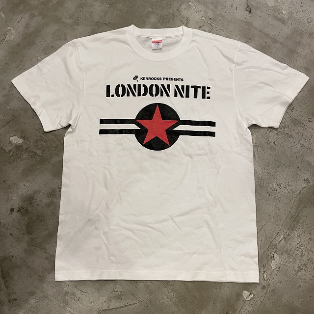 LONDON NITE STANDARD T-SHIRTS WHITE L SIZE