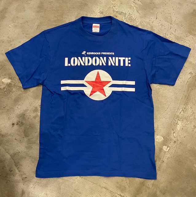 LONDON NITE STANDARD T-SHIRTS BLUE M SIZE