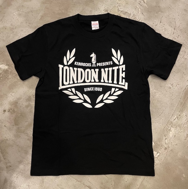 LONDON NITE LEAF CROWN T-SHIRTS 2024 BLACK M SIZE