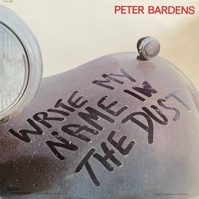 PETER BARDENS / WRITE MY NAME IN THE DUST