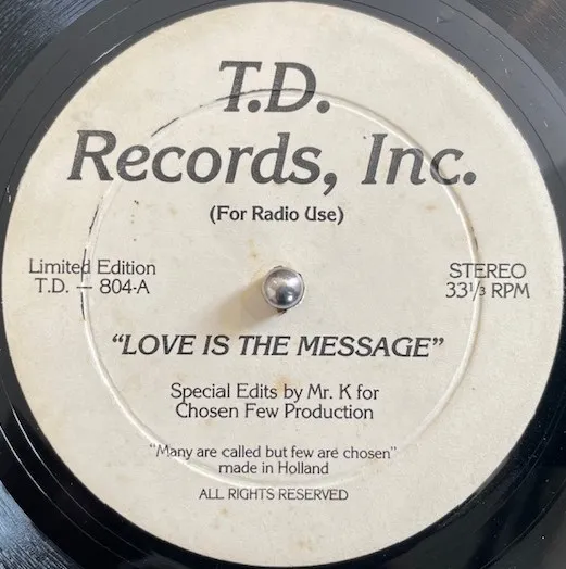 MFSB ／ CHI-LITES / LOVE IS THE MESSAGE ／ MY FIRST MISTAKE 