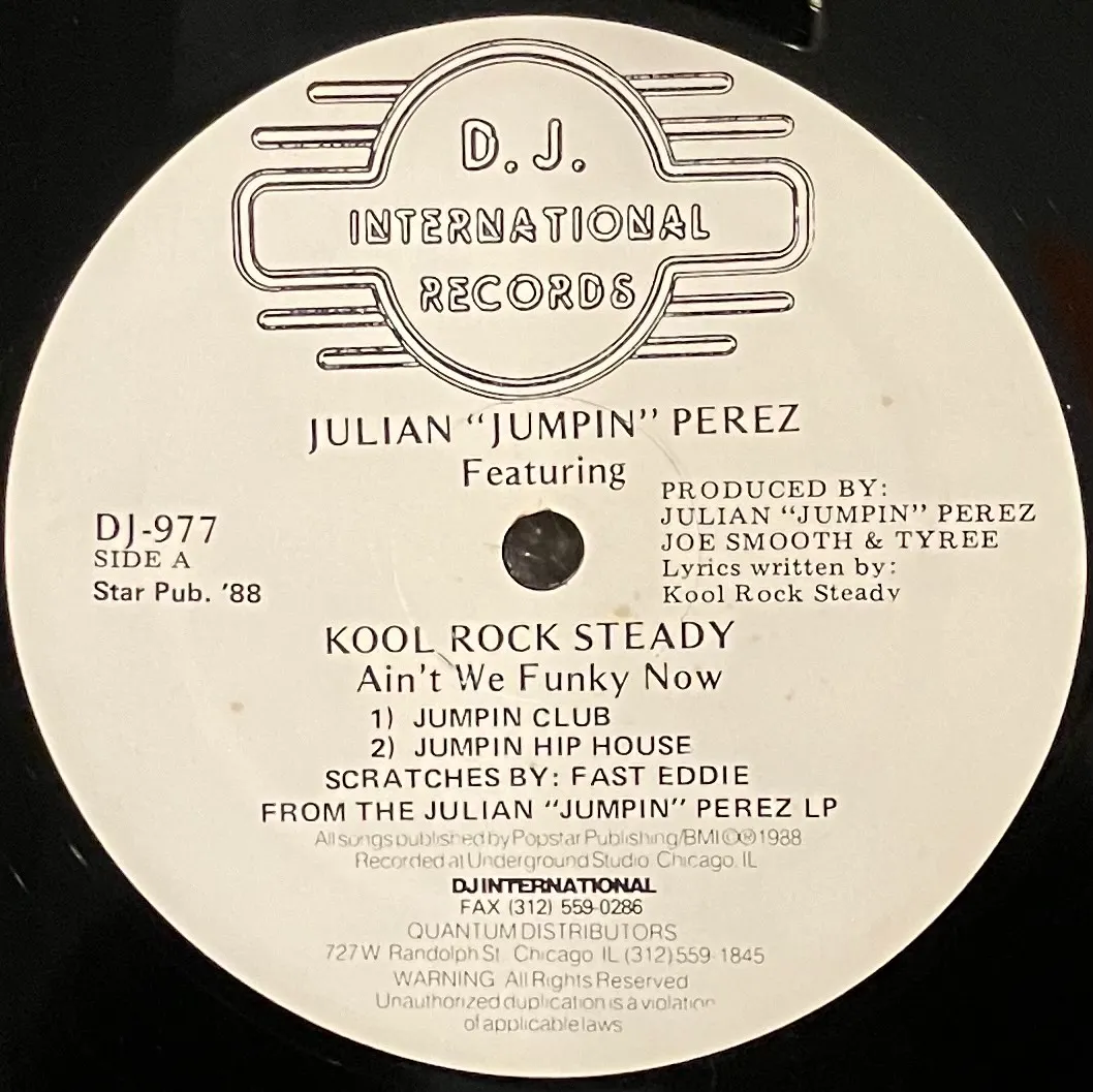 JULIAN JUMPIN PEREZ FEATURING KOOL ROCK STEADY /