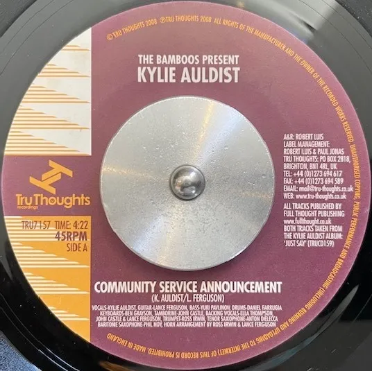 KYLIE AULDIST / COMMUNITY SERVICE ANNOUNCEMENT ／ CUT YOU LOOSE