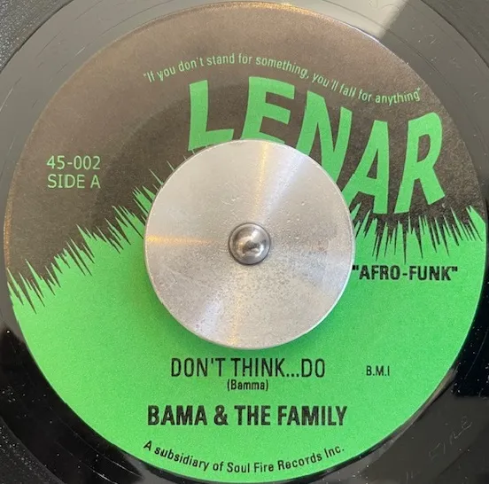 BAMA & THE FAMILY / DON'T THINK ... DO ／ GET UP IN YOUR HOT PANTS