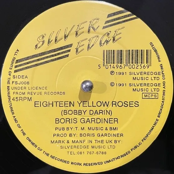 BORIS GARDINER / EIGHTEEN YELLOW ROSES ／ TAKE CARE OF MY HEART