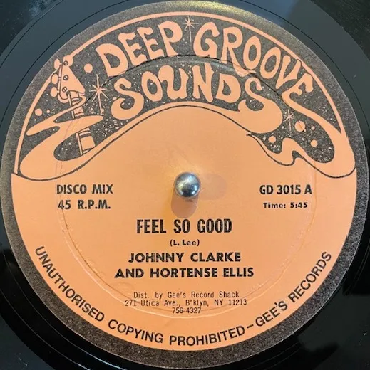 JOHNNY CLARKE AND HORTENSE ELLIS / FEEL SO GOOD [12inch - GD  3015]：REGGAE：アナログレコード専門通販のSTEREO RECORDS
