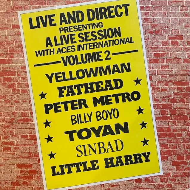 VARIOUS (YELLOWMAN) / LIVE AND DIRECT PRESENTING A LIVE SESSION WITH ACES INTERNATIONAL VOLUME 2