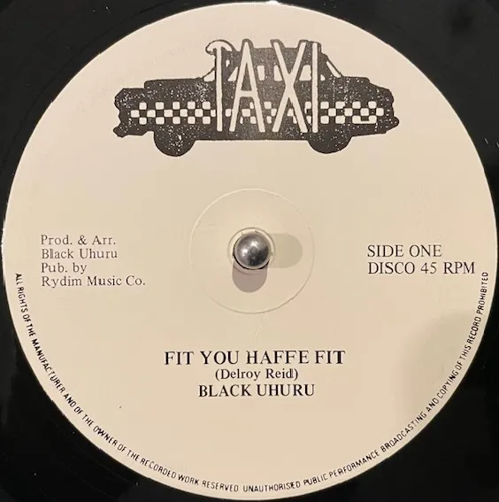 BLACK UHURU / FIT YOU HAFFE FIT