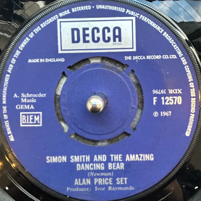 ALAN PRICE SET /  SIMON SMITH AND THE AMAZING DANCING BEAR