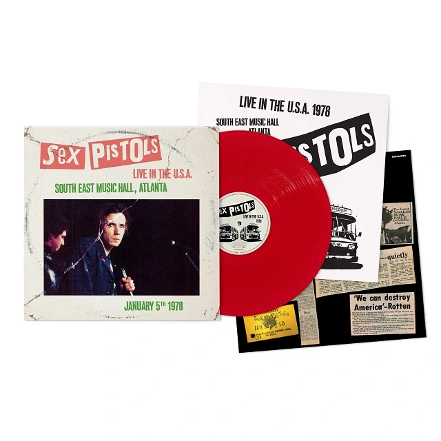 SEX PISTOLS / LIVE IN THE U.S.A. 1978 [RED COLOR VINYL]