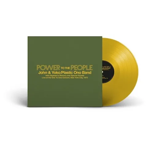 JOHN & YOKO ／ PLASTIC ONO BAND / POWER TO THE PEOPLE _ LIVE AT THE ONE TO ONE CONCERT