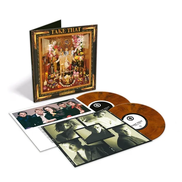 TAKE THAT / NOBODY ELSE [ORANGE ／ BLACK MARBLED VINYL]