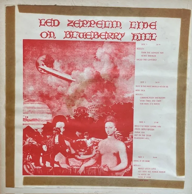 LED ZEPPELIN / LIVE ON BLUEBERRY HILL (BLUE LABELS)