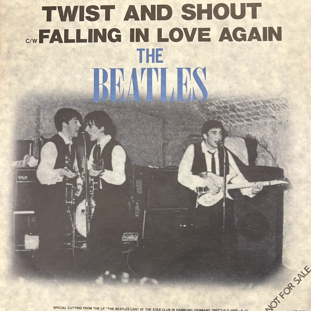 BEATLES / TWIST AND SHOUT ／ FALLING IN LOVE AGAIN