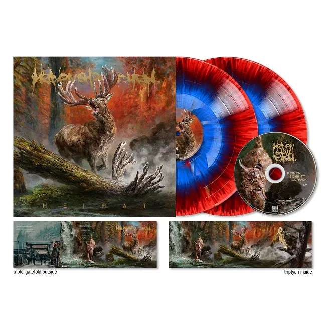 HEAVEN SHALL BURN / HEIMAT [DELUXE TRANSPARENT RED & BLUE SPLATTER VINYL]
