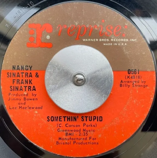 NANCY SINATRA & FRANK SINATRA / SOMETHIN' STUPID ／ I WILL WAIT FOR YOU