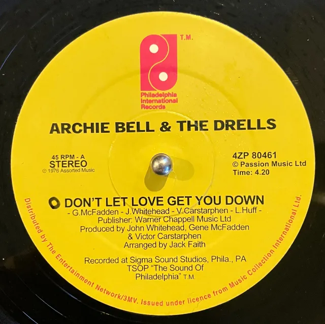 ARCHIE BELL & THE DRELLS ／ BILLY PAUL / DON'T LET LOVE GET YOU DOWN ／ BRING THE FAMILY BACK