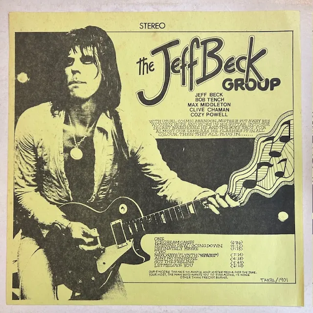 JEFF BECK GROUP / EUROPEAN TOUR