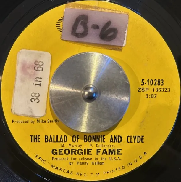 GEORGIE FAME / BALLAD OF BONNIE AND CLYDE