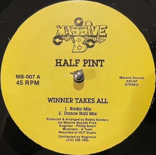 HALF PINT / WINNER TAKES ALL