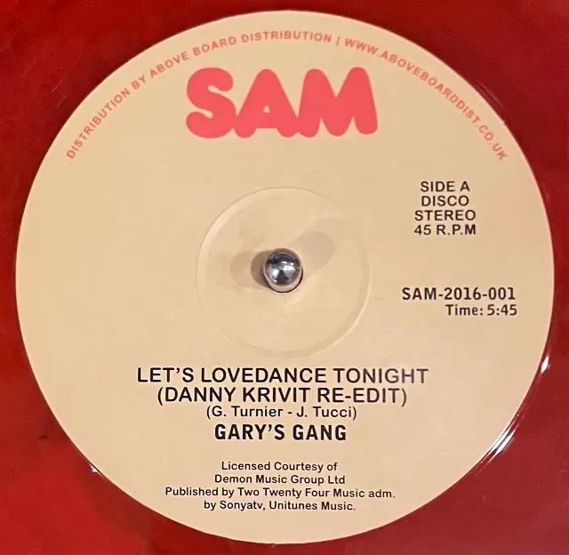 GARY’S GANG / LET’S LOVEDANCE TONIGHT (DANNY KRIVI
