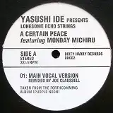 YASUSHI IDE / A CERTAIN PEACE