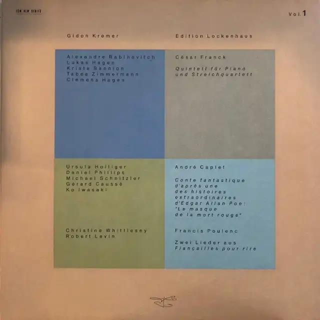 GIDON KREMER / EDITION LOCKENHAUS VOL. 1/2Υʥ쥳ɥ㥱å ()